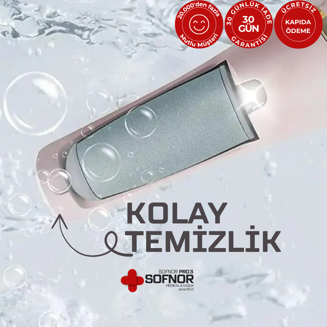 SOFNOR PRO 3 | AYAK PEDİKÜR CİHAZI – Pürüzsüz Ayaklar İçin