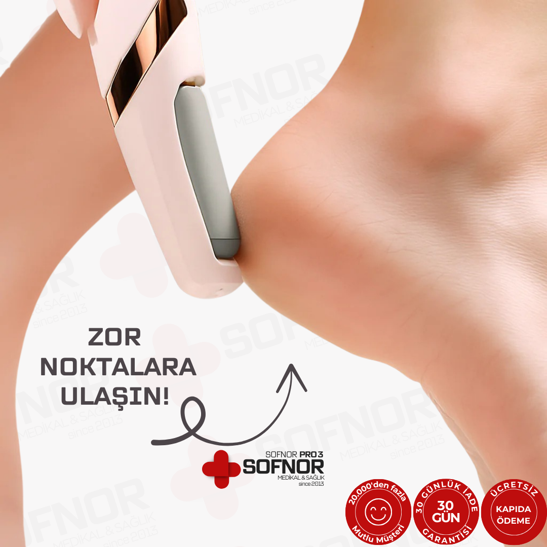 SOFNOR PRO 3 | AYAK PEDİKÜR CİHAZI – Pürüzsüz Ayaklar İçin